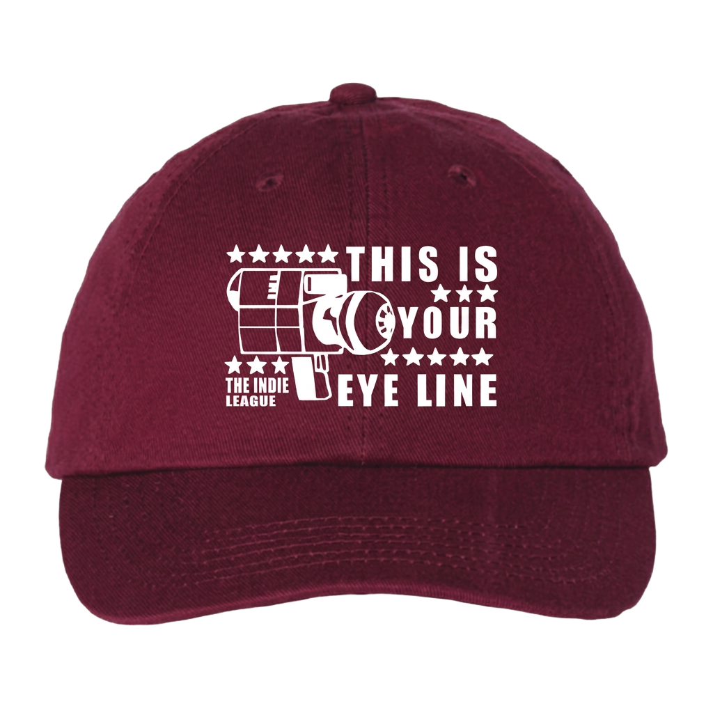 Maroon Eye Line Cap